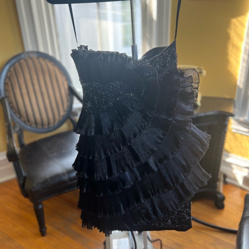 Little frilly black dress